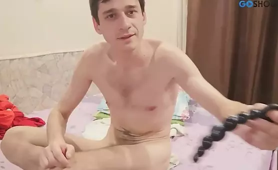 Barefoot Gay Relishes DildoFilled Anal Experience